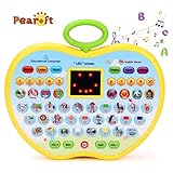 Pearoft Learning Tablet for 2 3 Year Old,Preschool Learning Tablet Pad Toy for Girls Kids Age 1 Year