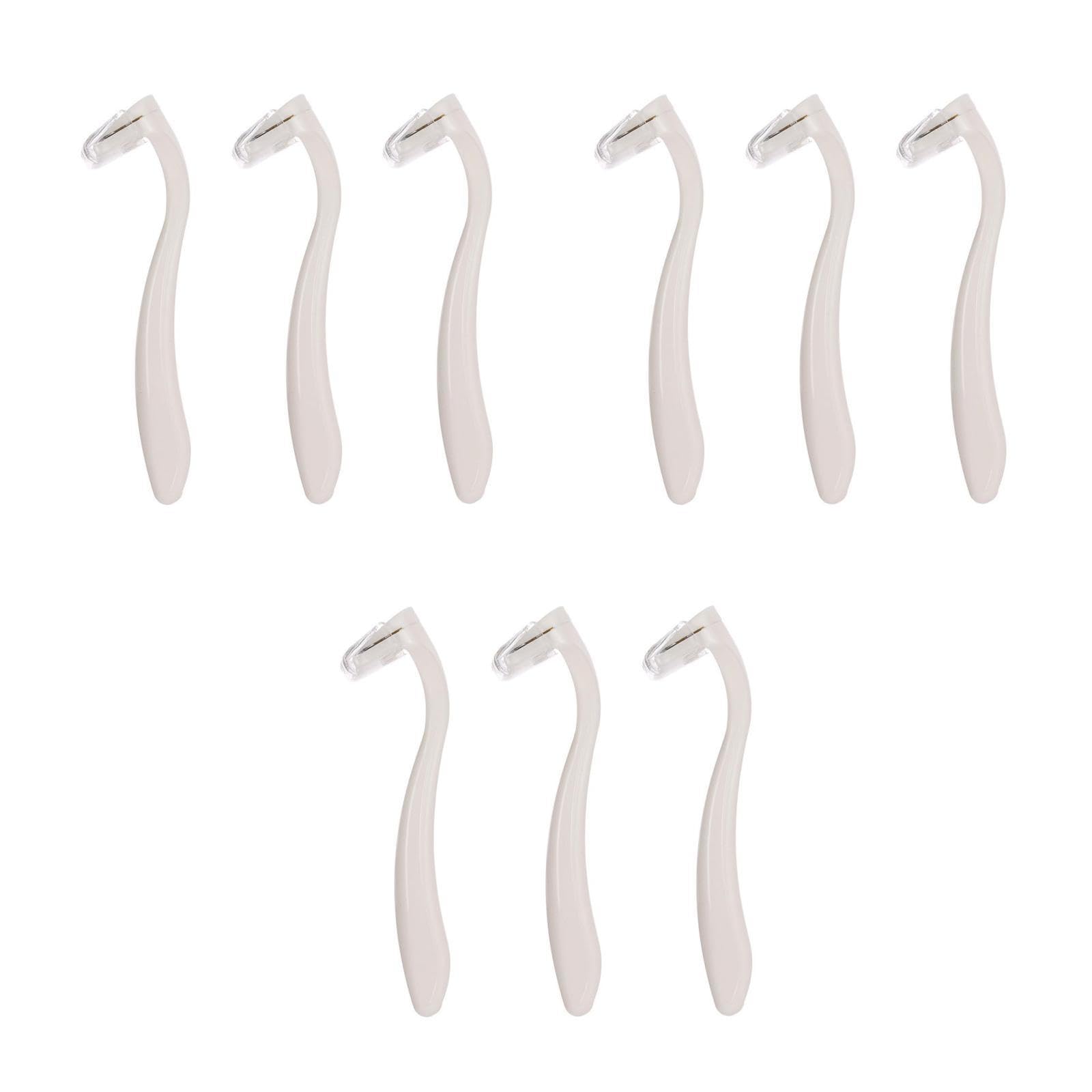 9piezas Recortadora De Cuerpo Para Mujeres Afeitadora Manual De Pelo Herramienta De Depilación Para Axilas y Íntima Diseño Ergonómico y Preciso