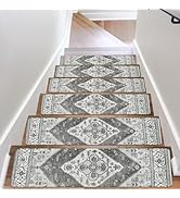 OJIA Extra Non-Slip Stair Treads for Wooden Steps, 30"X8" Indoor Stair Runners Slip Resistant Sta...