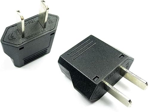 Miniatura 3 de ALINNA - Paquete de 6 adaptadores de enchufe de EE. UU., UE AU CN a Estados Unidos, adaptador de enchufe de viaje, convertidor de corriente de CA