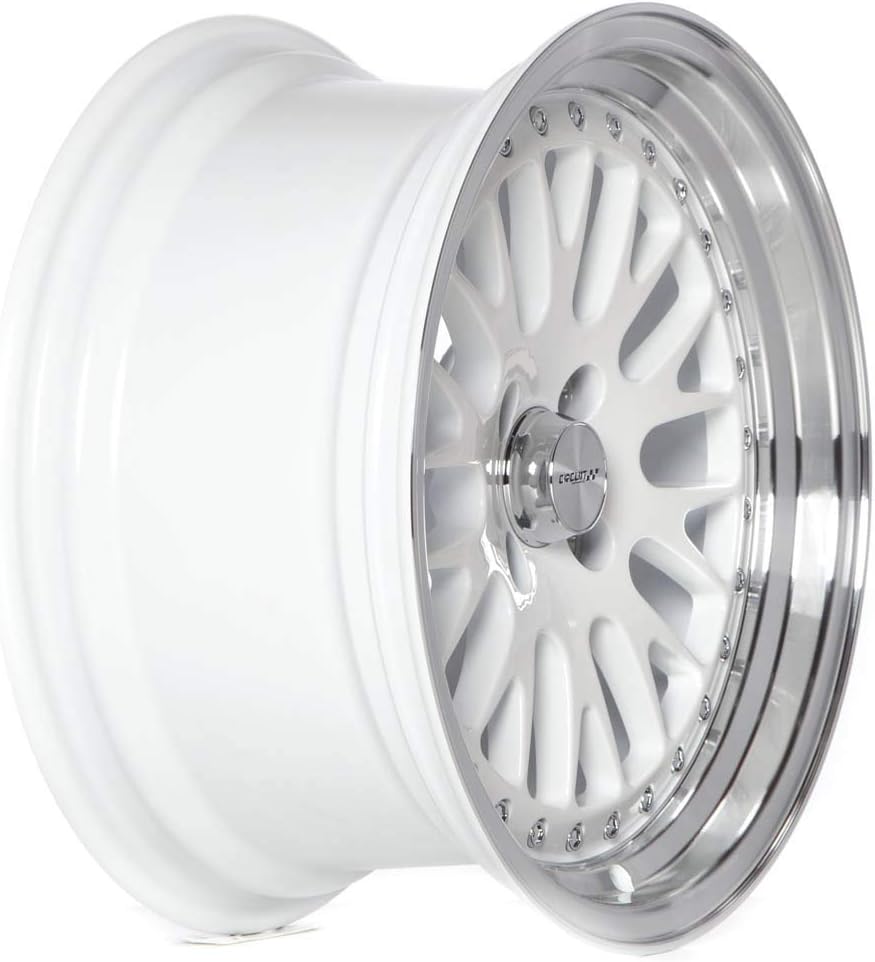 Circuit Performance CP21 16x8 White Wheel 4×100 [+25mm] compatible with Honda Civic EK EG, Acura Integra, BMW E30, Mazda Miata