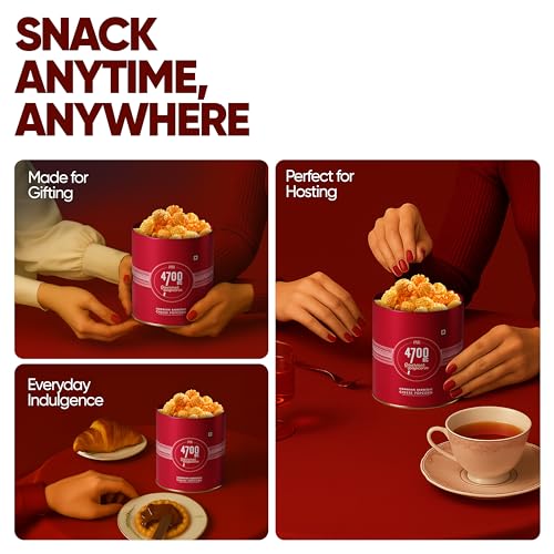 Image of 4700BC Gourmet Popcorn, Hawaiian BBQ Cheese, Tin, 50g