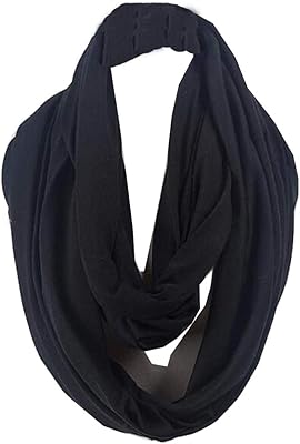 Womens Ladies Soft Infinity Scarves Solid Loop Cotton Scarf Neck Wrap winter Warm Snood Scarves