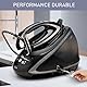 Calor GV9610CO/23B Dampfbügelstation Pro Express Ultimate Care, Hochdruck, 8 bar, Dampfstoß bis 600 g, mit Schutz-System Noir et argent