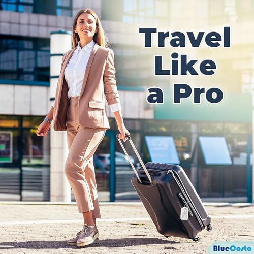 BlueCosto Luggage Tags (Small,...