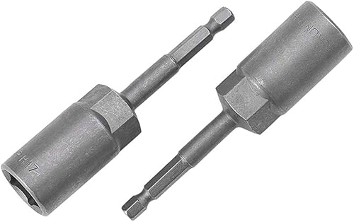 Miniatura 9 de Auniwaig Broca de ajuste de tuerca de 0.315 pulgadas con vástago hexagonal de cambio rápido de 14", longitud de 3.93 pulgadas, métrica no magnética,
