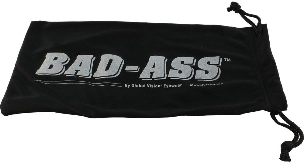 Global Vision BAD-ASS 1 Sport Motorcycle Sunglasses Silver Smoke
