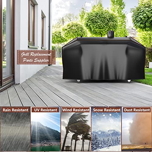 Qulimetal 1680D Gc7000 Grill Cover For Smoke Hollow 4 In 1 Combo Grill Ps9900, Pit Boss Memphis Ultimate Grill, Ps9900-Sy18 47180T, Dg1100S, Pb73952, 79 Inch Bbq Grill Cover, All Weather Protection #TOP5