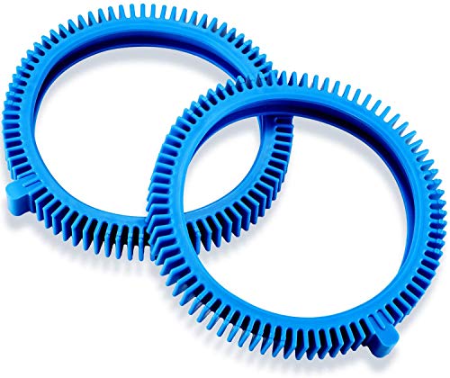 Ximoon 896584000-143 Front Tires Kit with Super Hump Replacement for Poolvergnuegen Cleaner Parts 2X, 4X, Pressure Wheels