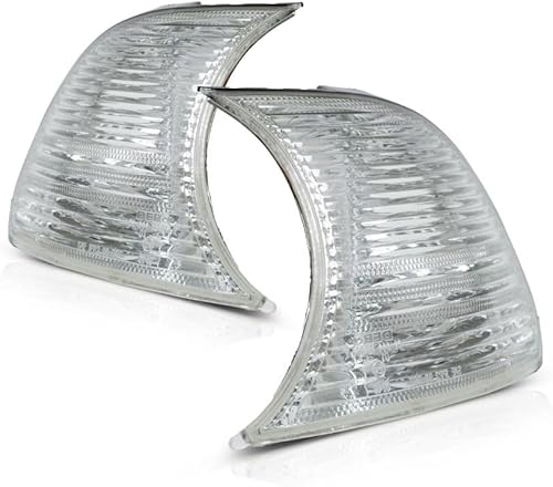 Miniatura 5 de Para 2000 BMW 323i Par Park/Luces de Señal Conductor y Pasajero Lado Parque/Señal/Marcador; para Coupé/Convertible; w/lente blanca; E46 BM2520108