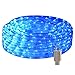 LED Rope Lights, 26.3ft Flat Flexible Light Strip, 2500K Blue, Water Resistant for Both Indoor/Outdoor Use, Inter-Connectable, UL Certified, Decorative Lighting for Any Location.