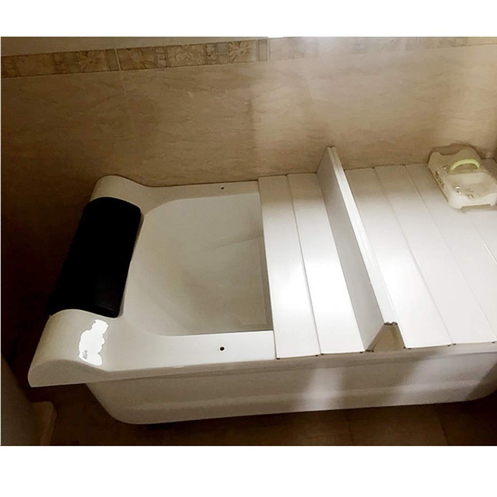 Cubierta para bañera que mantiene el agua caliente y evita el polvo