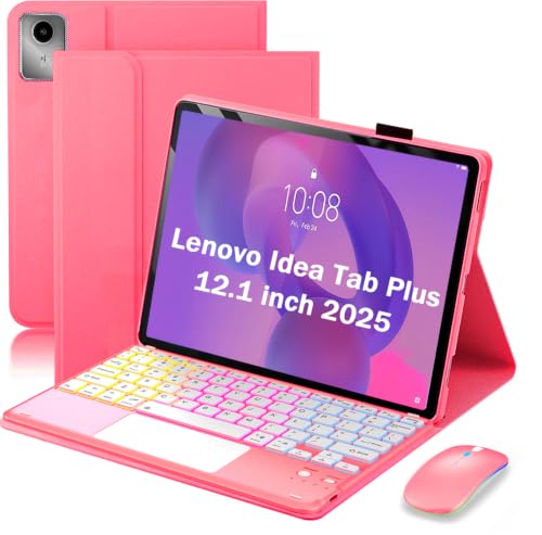 Lenovo Idea Tab Plus 12.1�C���` 2025 (TB361FU/TB361ZU)�p�L�[�{�[�h�P�[�X | ���C���{�[�o�b�N���C�g�L�[�{�[�h�}�E�X�A�}���`�^�b�`�g���b�N�p�b�h�A�X�^�C���X�X���[�u�A�I�[�g�X���[�v/�E�F�C�N-���[�Y���b�h