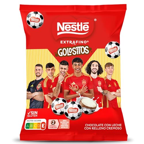 Nestlé Extrafino Golositos Chocolate con Leche con Relleno Cremoso Bolsa 144g