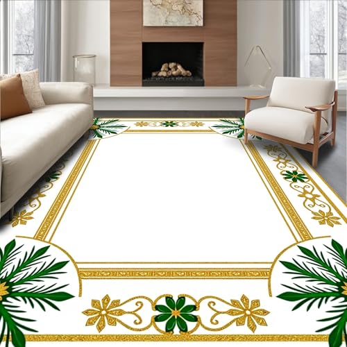 Flatwoven High Traffic Area Rug 8x10, Luxurious Glimmering Celebration Adornment