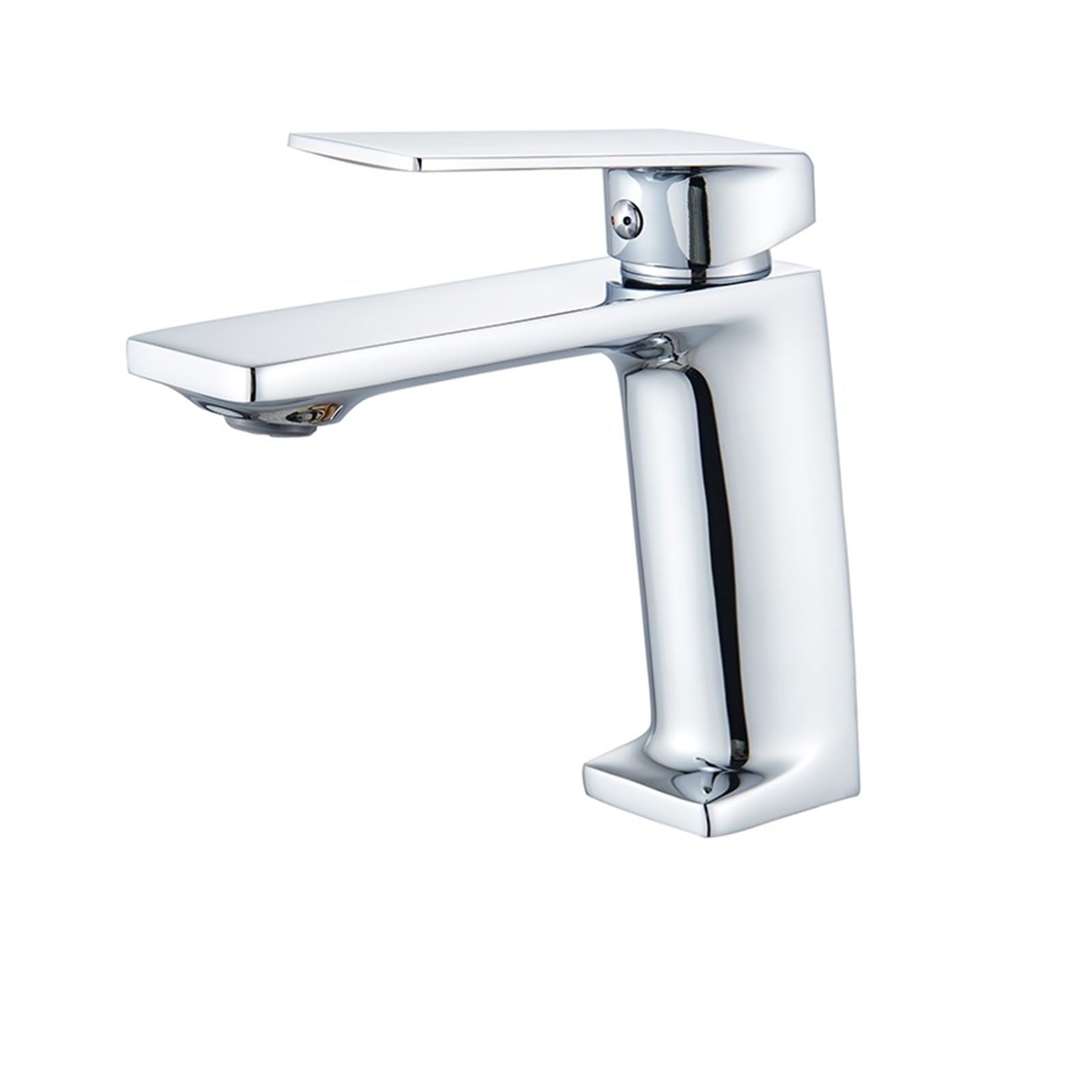Robinet mitigeur chaud et froid chrome, installation sur comptoir pour évier court de cuisine