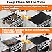 TWAKAP Gas Stove Covers For Gas Stove Top Keep clean, Gas Stove Top Sapce Extend, Upgrade 3-layer Cover with built-in hard board,30