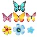 Skystuff - Adornos para magdalenas (50 unidades), diseño de mariposas