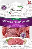 Fiorucci Charcuterie Genoa Salami, Family Size, Nitrite & Antibiotic Free, Uncured, 1 Pound, Pack of