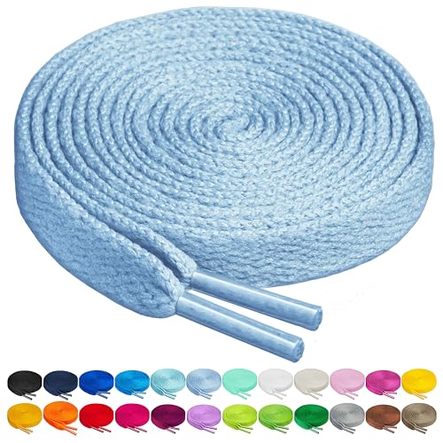 Image of Birch Shoelaces in 27 Colors Flat 5 /16 inch Shoe Laces in 4 Different Lengths