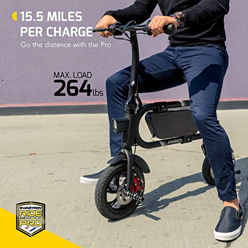 Swagtron Swagcycle Pro Pedal-Free App-Enabled Folding Electric Bike With Usb Port To Charge On The Go, 10 Inches, Black #TOP4