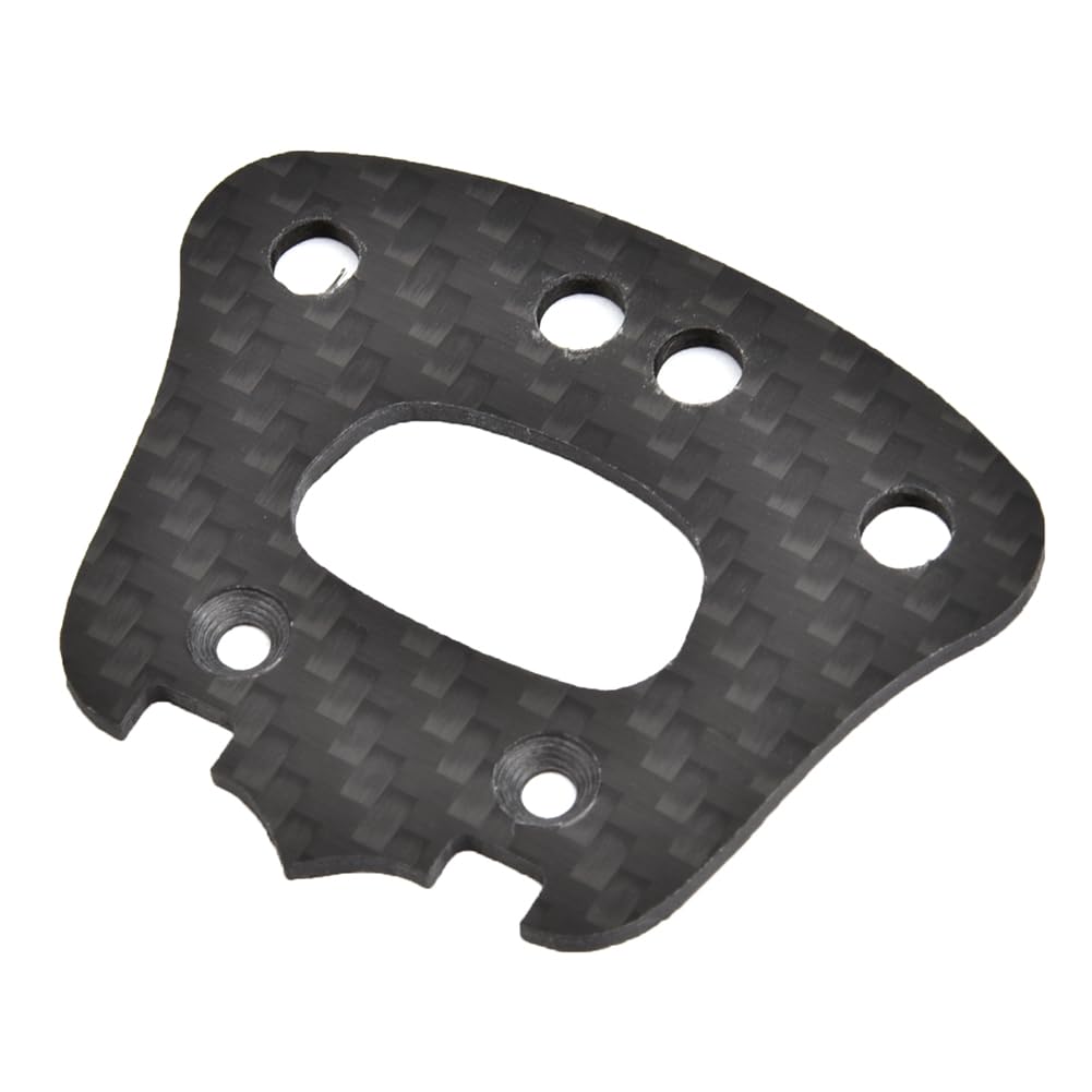 Carbon Fiber Plate Board Sheet, 3 Pack, 5.5x4.5x0.3cm, Black - Durable RC Upgrade Part, Stable Performance, Easy Installation for Drone Repair