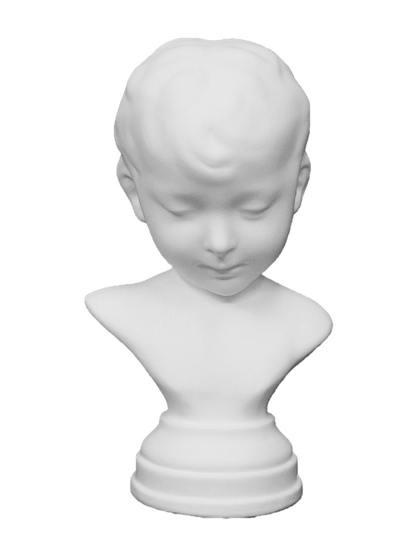 Amazon.co.jp: 石膏像 A－338 うつむき坊や H．27cm