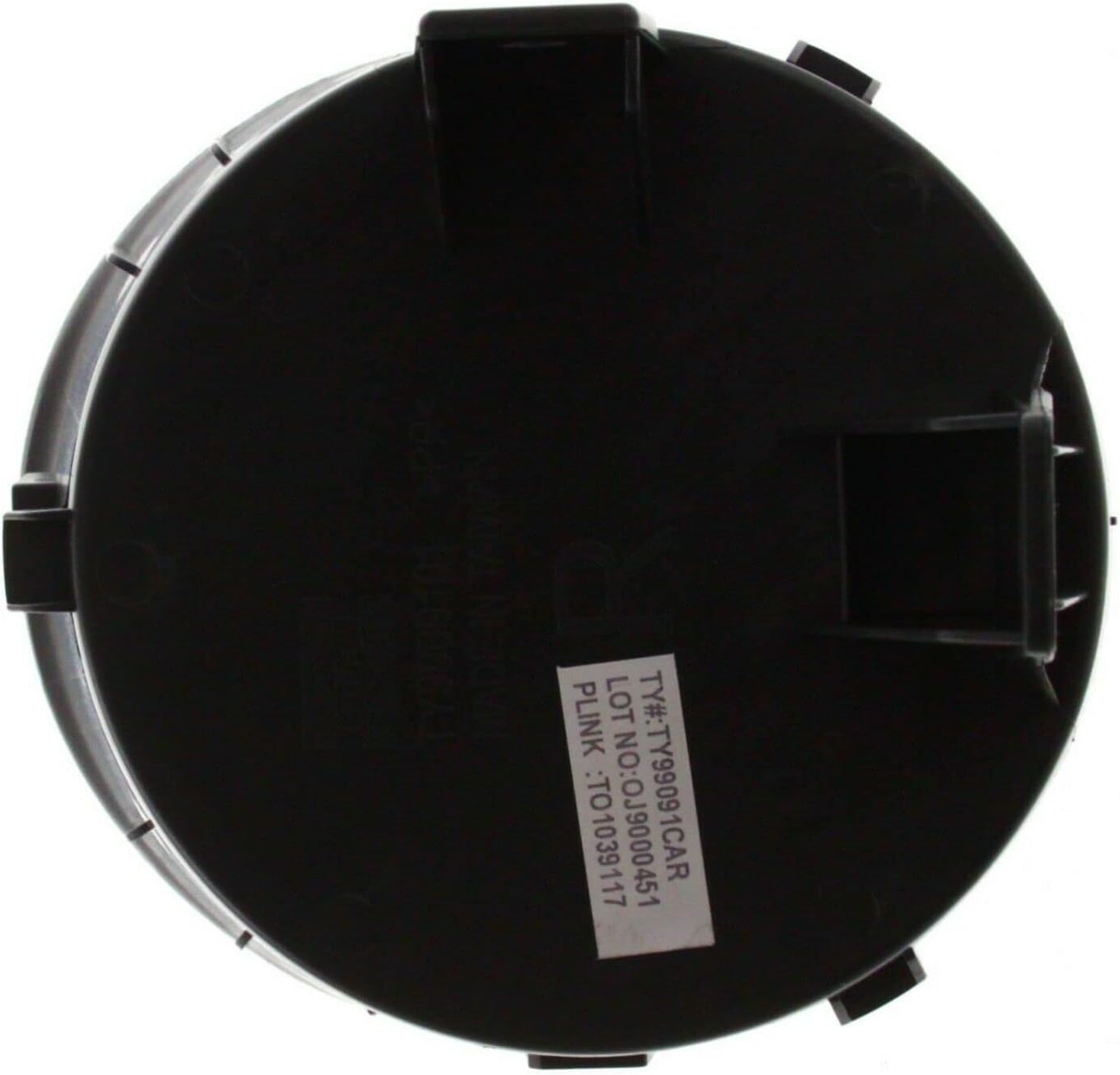 DAT AUTO PARTS Front Right Passenger & Left Driver Side Pair Bumper Fog Light Hole Cover Replacement for 2007-2013 Toyota Tundra Black Textured TO1038117 TO1039117 521270C040 521280C040