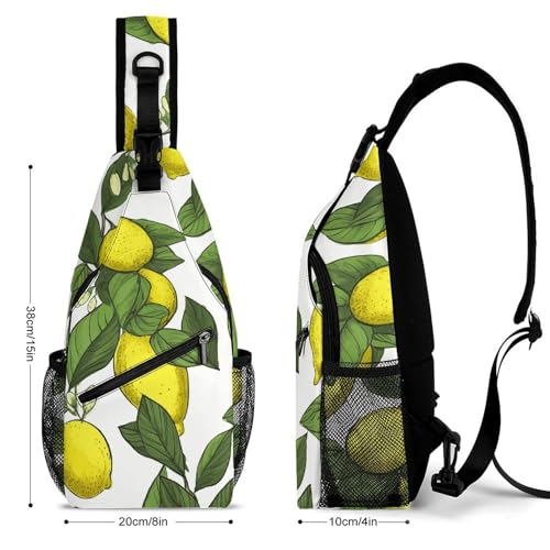 Mochila bandolera estilo casual para senderismo 38x20cm miniatura 2