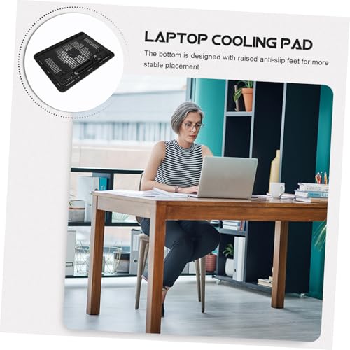 KOMBIUDA base con ventilador para laptop y soporte ergonómico miniatura 6