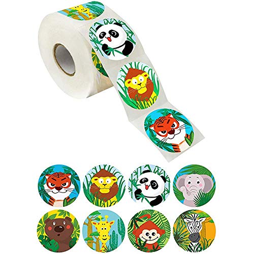 500 stuks dieren cartoon stickers voor kinderen klassieke speelgoed sticker school leraar beloning sticker verschillende… - Image 4