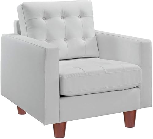 Miniatura 4 de Sofá redondo de madera maciza con patas de madera maciza con acabado de nogal (4 pulgadas, juego de 4)