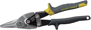 Klein Tools 1202S Metal Shears, Aviation Snips with Wire Cutter, Straight Cut