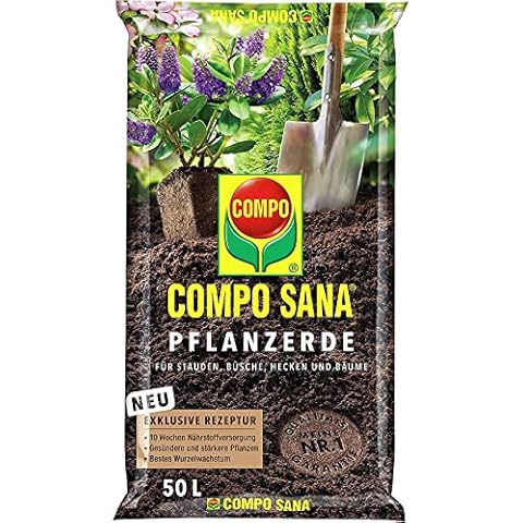 Compo SANA Pflanzerde mit 10 Wochen Dünger Cover