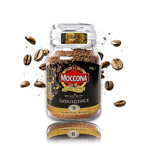 Image of Moccona Indulgence + Espresso Instant Coffee 200gm (100gm x 2) | Premium Imported Coffee | Freeze-Dried | Arabica & Robusta Blend