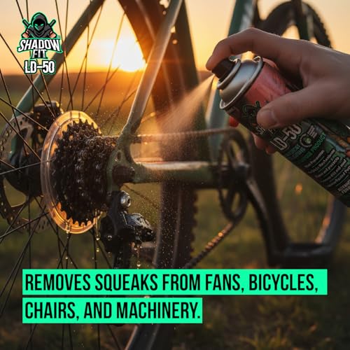 Image of LD-50 Multi-Purpose Spray | Rust Remover & Lubricant | Loosens Stuck Parts, Protects from Moisture, Cleans & Degreases | All-in-One for Home, Car, Bike, Garage & Industrial | 120ml | FORMULATION X2