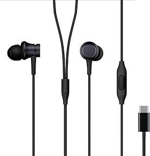 Fone de Ouvido com Fio Premium Tipo-C, 5ª Geração, Som Balanceado, Anti-Ruído até (99,15%), Preto – Compatível com Smartphones, Tablets, Notebooks e Dispositivos USB-C.