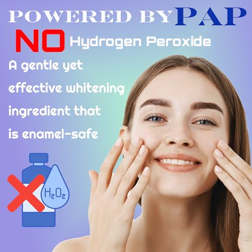 Image of Teeth Whitening Kit - 14-Day Pap Whitening Strips for Sensitive Teeth, No Sensitivity