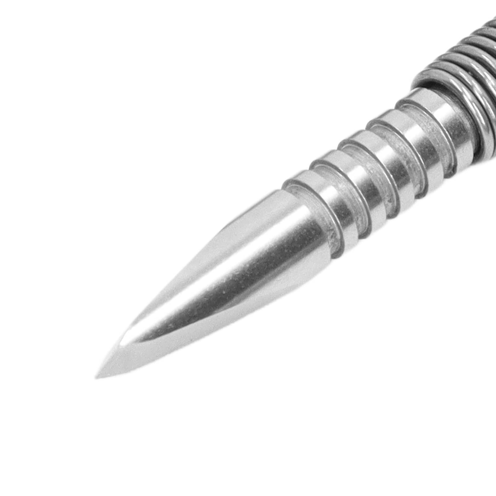 Ejoyous Jeu de Clous à Ressort 3 Pièces, Poinçon à Ressort en Acier au Carbone 3500PSI, Ensemble de Clous Anti-choc et Contre-poinçon pour Bois, Métal et Verre