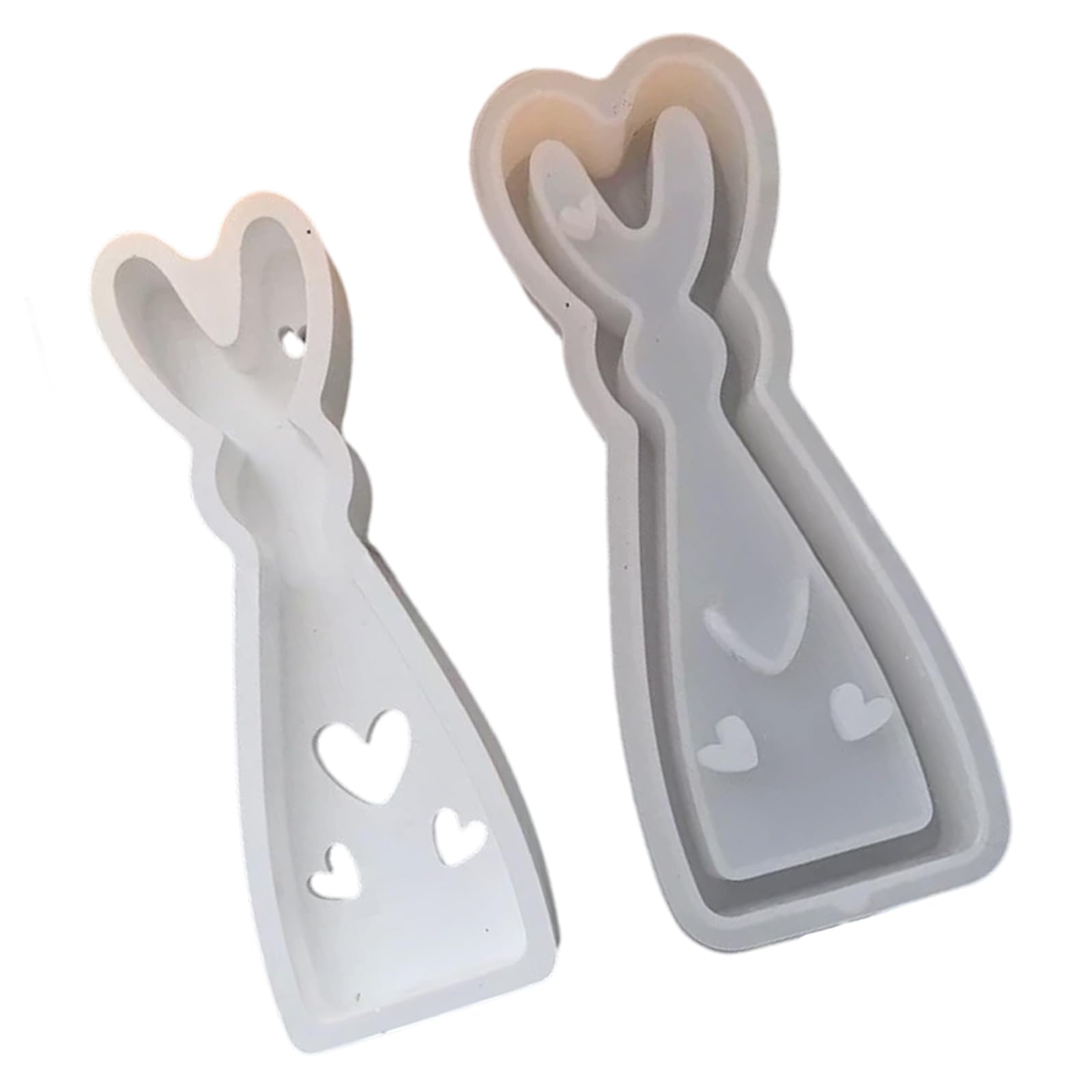 Tsophreniq Standing Hare Silicone Molds Multipurpose for Making Soap Chocolate Fondant Resin Casting Standing Hare Mold