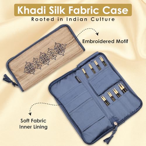 Image of Lantern Moon Glory Interchangeable Needle Set 5 inch (13 cm) | 8 US Sizes (2.5 to 11)