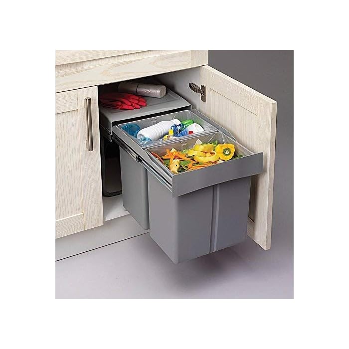 Buy Pull Out Kitchen Waste/Recycle Soft Close Bin for 400mm