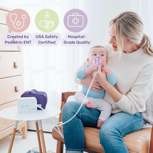 Dr. Noze Best NBNA-BL001-S Nozebot | Electric Baby Nasal Aspirator | Hospital Grade Suction | Nose Sucker And Nasal Vacuum thumb #7