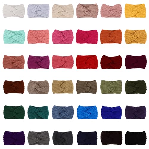 AOPRIE Bulk Winter Headbands for Women Girls Ear Warmers for