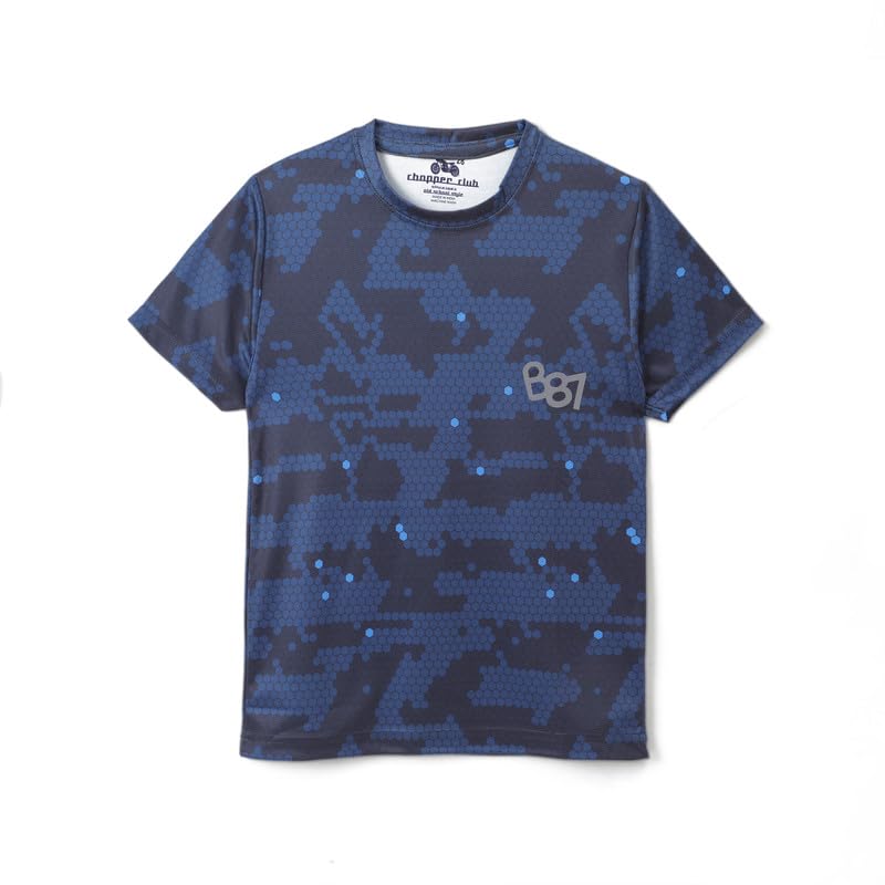 Image of chopper club Boys (5-14 Yrs) Sports T Shirts in Quick Dry Fabric Regular Fit Moisture Wicking Polyester Pack of Tees