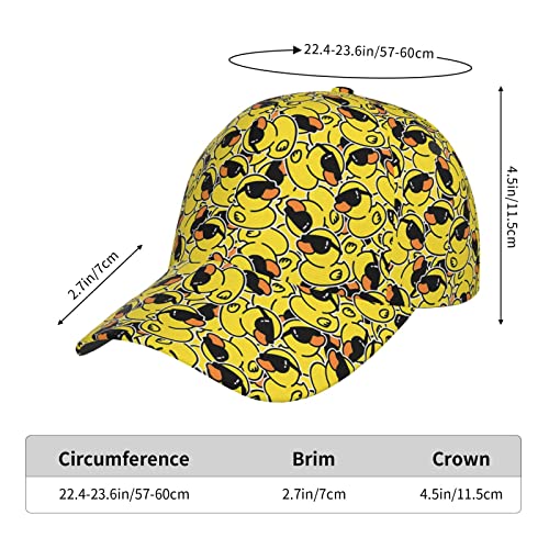 Cartoon Duck Baseball Cap, Adjustable Snapback Hats, Outdoor Baseball Hat For Men And Women #TOP4