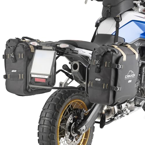 Par de alforjas laterales impermeables GIVI modelo GRT720B con capacidad 25+25 litros miniatura 2
