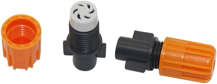 Irrigation Dripper 6mm Atomization Fog Spray Nozzles Cooling Dust Removal Sprinklers Garden Irrigation System Humidifiers Nozzles Fittings 500Pcs
