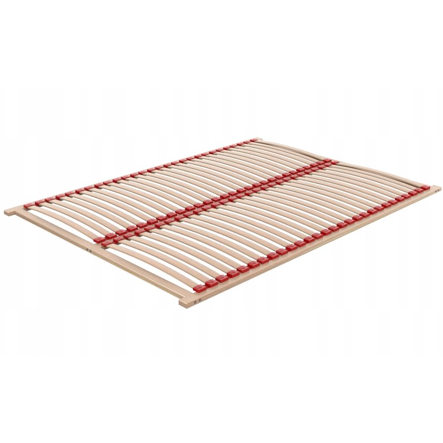Lux Basic Stelaż do Łóżka, Drewno Brzozowe, 200x120 cm, 56 Listew Elastycznych, Rama ze Sklejki, Obciążenie do 200 kg