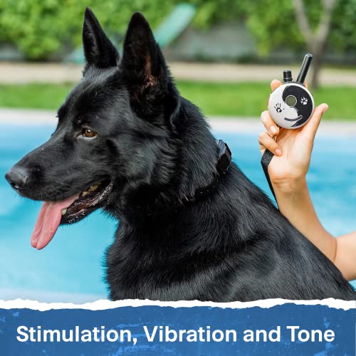 Image of Educator ET-302 Zen Mini E Collar for Dog Training with Remote - 1 /2 Mile Range, Waterproof, 100 Blunt Stimulation Levels, Tone or Vibration Mode, Night Light for Small, Medium & Large Dogs (2 Dogs)